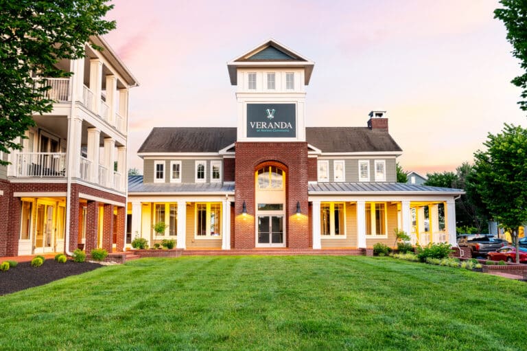 The leasing office at Veranda at Norton Commons Apartments & Townhomes.